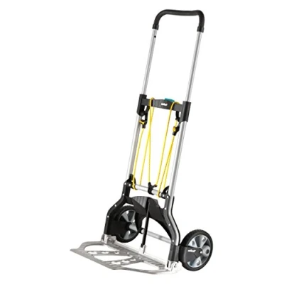 Afbeelding van wolfcraft 5501000 transportsysteem TS 850 steekwagen, opvouwbaar, grijs, max. 100 kg