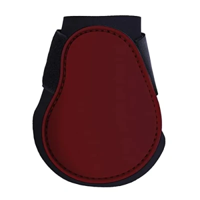 Afbeelding van Qhp Strijklappen Dark Red shetlander