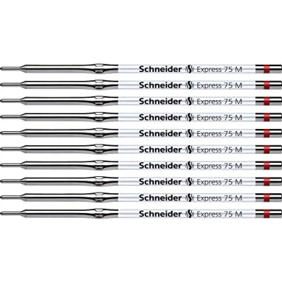 Afbeelding van Balpenvulling Schneider Express 75 rood medium Omdoos a 10 stuk stuks