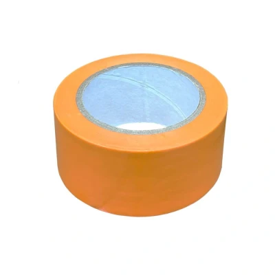 Afbeelding van Kortpack Oranje PVC Removable Tape 50mm X 33mtr (6 Rollen Per Verpakking)