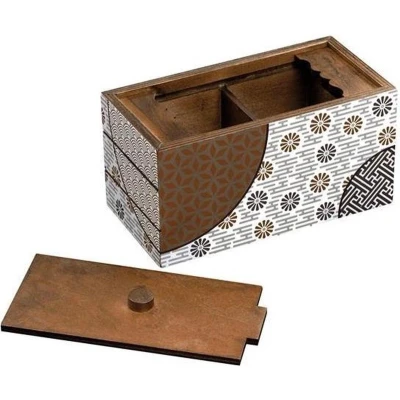 Afbeelding van Philos 5529 Secret Box Spring, geschenkdoos, puzzeldoos, houten tips spel