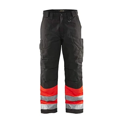 Afbeelding van Blaklader Winterwerkbroek High Vis 1862 1811 Rood/Zwart C152