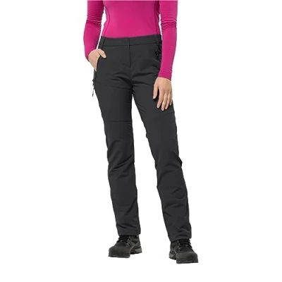 Afbeelding van Jack Wolfskin Glastal Winter Pants Outdoorbroeken, Dames, Maat: 44, Black