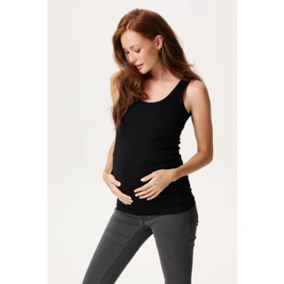 Afbeelding van Zwangerschaps Tanktop Sama Black XL/XXL