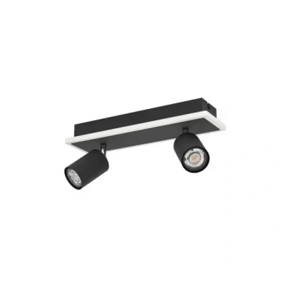 Afbeelding van EGLO Rimbocchi 1 Spot LED 34 cm ZwartWit Dimbaar Lichtscenario&#039;s