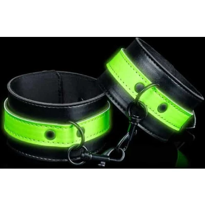 Afbeelding van Enkelboeien Glow In The Dark Neon green/Black