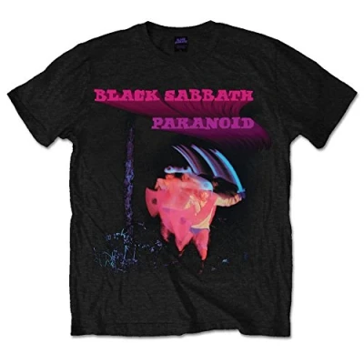 Image de T Shirt Black Sabbath Paranoid Motion Trails
