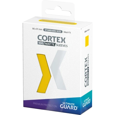 Afbeelding van Ultimate Guard Matte Cortex Sleeves: Yellow (100 stuks)