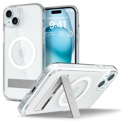 Afbeelding van Spigen iPhone 15 Ultra Hybrid S MagSafe Crystal Clear hoesje