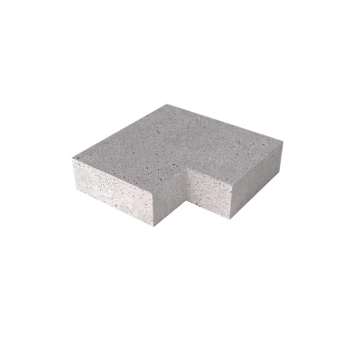 Afbeelding van Massief hoek binnen Grijs 60/60 x 37 15 cm Gardenlux