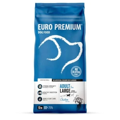 Afbeelding van Euro Premium Adult Large Kip Rijst 12 kg