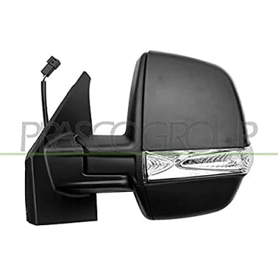 Afbeelding van Buitenspiegel Prasco FT9107334 Links Zwart Electrisch Te verwarmen, Van binnen instelbaar FIAT: Doblo II Box Body / Estate, Platform/Chassis