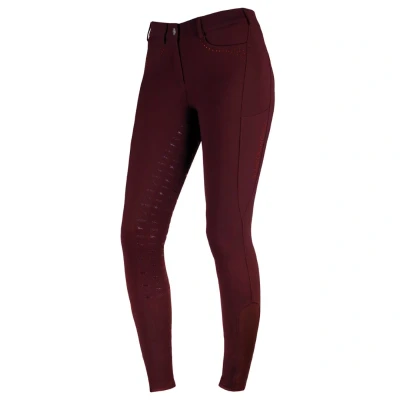 Image de Schockemöhle Pantalon d&#039;Équitation Victory Full Grip Cassis 38