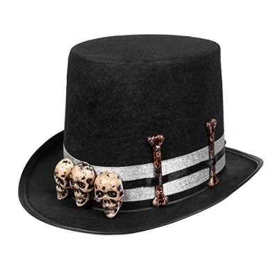 Afbeelding van Boland Hoed Skull master 59 Volwassenen Unisex Halloween accessoire Horror
