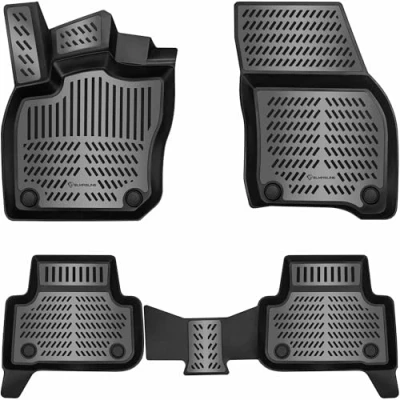 Afbeelding van ELMASLINE 3D rubberen matten voor VW Tiguan 3 (III) vanaf 2024, extra hoge rand van 5 cm, vloermataccessoires, 3e generatie