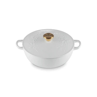 Afbeelding van Le Creuset Marmite Braadpan Holly Cotton 26 cm