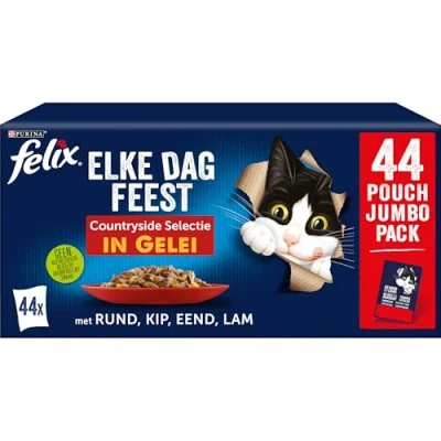 Afbeelding van Felix Elke Dag Feest Countryside Selectie Rund / Kip Eend Lam 44X85 GR