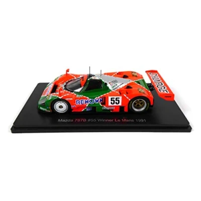 Afbeelding van OPO 10 Mazda 787B #55 Winner Le Mans 1991 Weidler Herbert Gachot Spark 1/43 voor Japanse bijl (LM02)