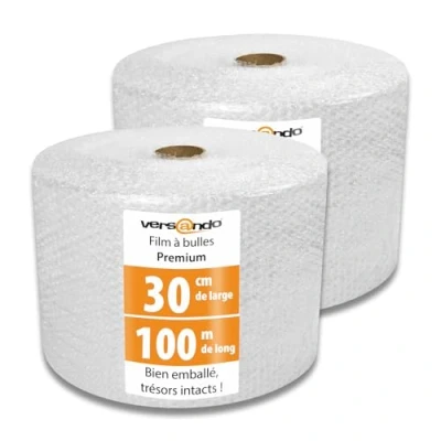 Afbeelding van versando 2 rollen noppenfolie, 100 m x 0,3 m, lagen