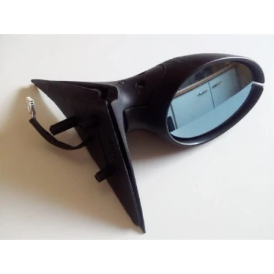 Afbeelding van Buitenspiegel Tyc 301 0022 Links zwart Bol vormig, Blauw getint, Te verwarmen, voor elek. spiegelverstelling