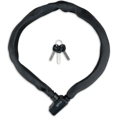 Afbeelding van Lynx Fietsslot ART1 110cm MBT4314 Zwart Kettingslot Mesh hoes