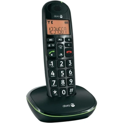 Afbeelding van Able2 PhoneEasy 100w draadloze duo telefoonset Zwart