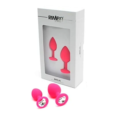 Afbeelding van Rimba Berlin Buttplug Duo Set met Bling Roze