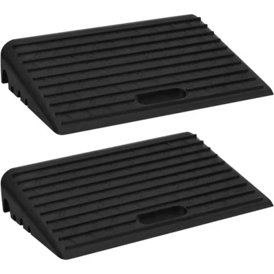 Afbeelding van vidaXL Oprijhulpen 2 st 50x30x11 cm rubber