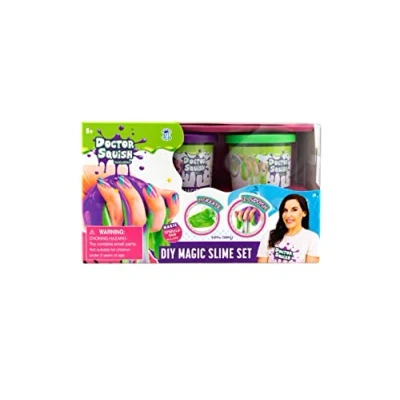 Afbeelding van Doctor Squish Slijm Value Pack Groen en Paars 240 gram