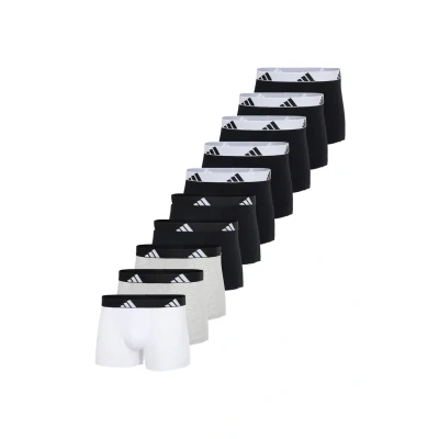Afbeelding van adidas Sportswear Retro 10ER PACK Active FLEX Onderbroeken, Heren, Maat: XL, Weiß schwarz grau