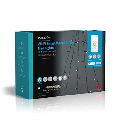 Afbeelding van Nedis SmartLife LED boom warm wit 5x4m