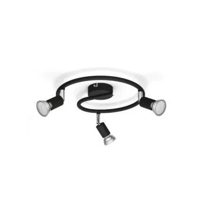 Afbeelding van Philips Limbali opbouwspot 3 lichts zwart