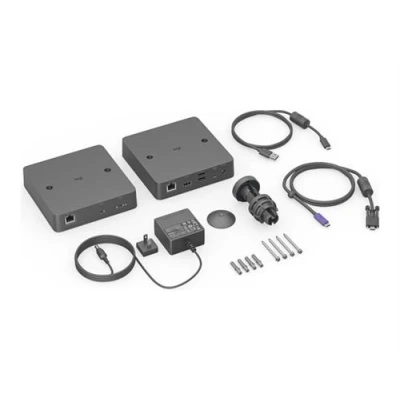 Image de Logitech Extend Prolongateur audio/vidéo USB C, 10Mb LAN plus de CAT 5e/6 jusqu&#039;à 100 m