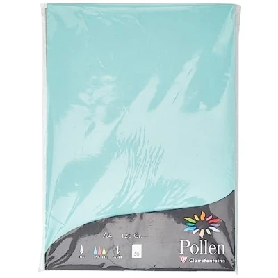 Image de Pollen Etui de 50 Feuilles 210x297 vert jade 120g