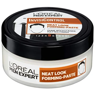Afbeelding van L&#039;Oréal Men Expert InvisiControl Neat Look Forming Paste, voor verzorgde en natuurlijke styles, kan naar believen gemodelleerd worden zonder te plakken, 150ml