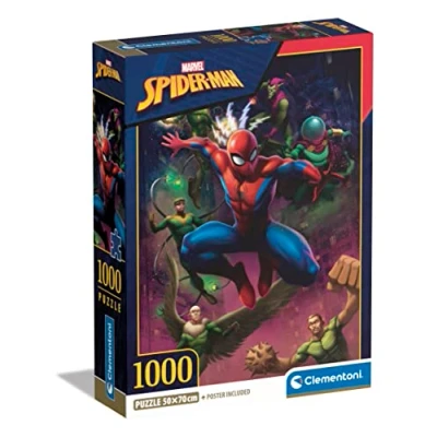 Afbeelding van Clementoni Puzzel 1000 Stukjes High Quality Collection Marvel Spiderman, Voor Volwassenen en Kinderen, 14 99 jaar, 39768