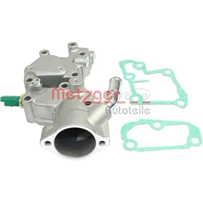 Afbeelding van METZGER 4010069 Thermostaathuis Met pakkingen Zonder thermostaat PEUGEOT: 207 Hatchback, 206+ 206 SW, CITROËN: Berlingo / First I