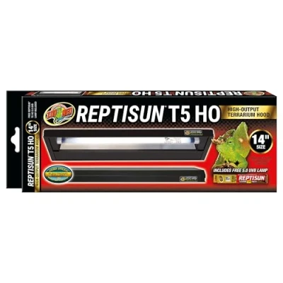 Afbeelding van Zoo Med Repti Sun Terrariumdeksel met lamp T5, 35 cm, 15 W