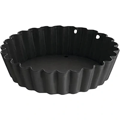 Afbeelding van Vogue mini anti kleef quichevormen met losse bodem 8cm (3 stuks)