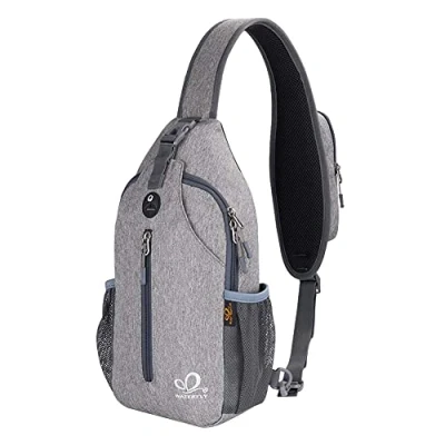 Afbeelding van WATERFLY Sling Bag Crossbody Rugzak voor dames en heren, borsttas, schoudertas,voor buiten, vrije tijd, sport