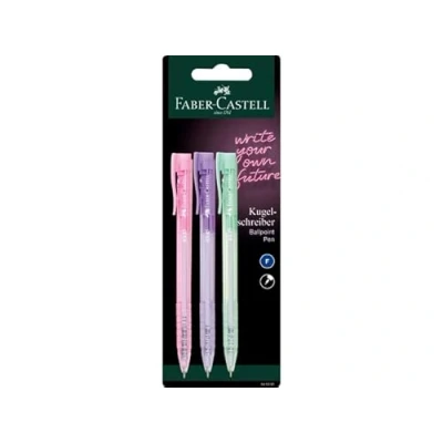 Afbeelding van Faber Castell balpen 3 stuks op blister FC 545391