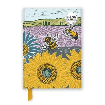Afbeelding van Flame Tree Blank Notebooks Kate Heiss: Sunflower Fields (Foiled Journal)