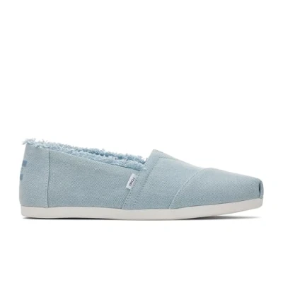 Afbeelding van TOMS Alpargata mocassinzool voor dames, Pastel Blue Washed Denim