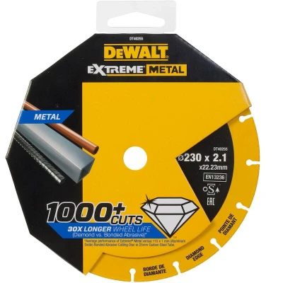 Image de DEWALT DT40255 QZ Disque à tronçonner EXTREME METAL métal 230x22.23x2.1mm
