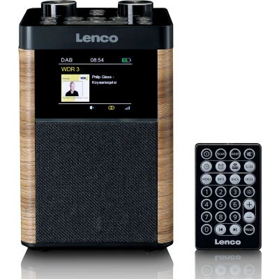 Afbeelding van Lenco PDR 060WD Portable DAB+/FM Radio Bluetooth, 10W Speaker, 14H Batterij Zwart