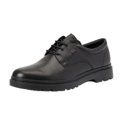 Afbeelding van Geox Spherica EC B ABX Veterschoenen, Heren, Maat: 44, Black Leer