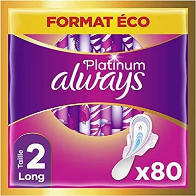 Afbeelding van Always Maandverband Platinum Long Plus 80 stuks
