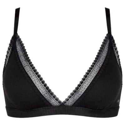 Afbeelding van Sloggi Go Ribbed R Bralette voor dames, zwart.