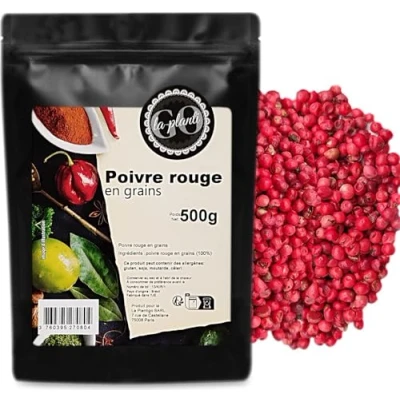 Afbeelding van Rode peper in korrels 500 g LA PLANTIGO