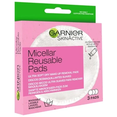 Afbeelding van Skin Active Ultra Soft Dry Make up Removal Pads (3 Pcs) Reusable Removers